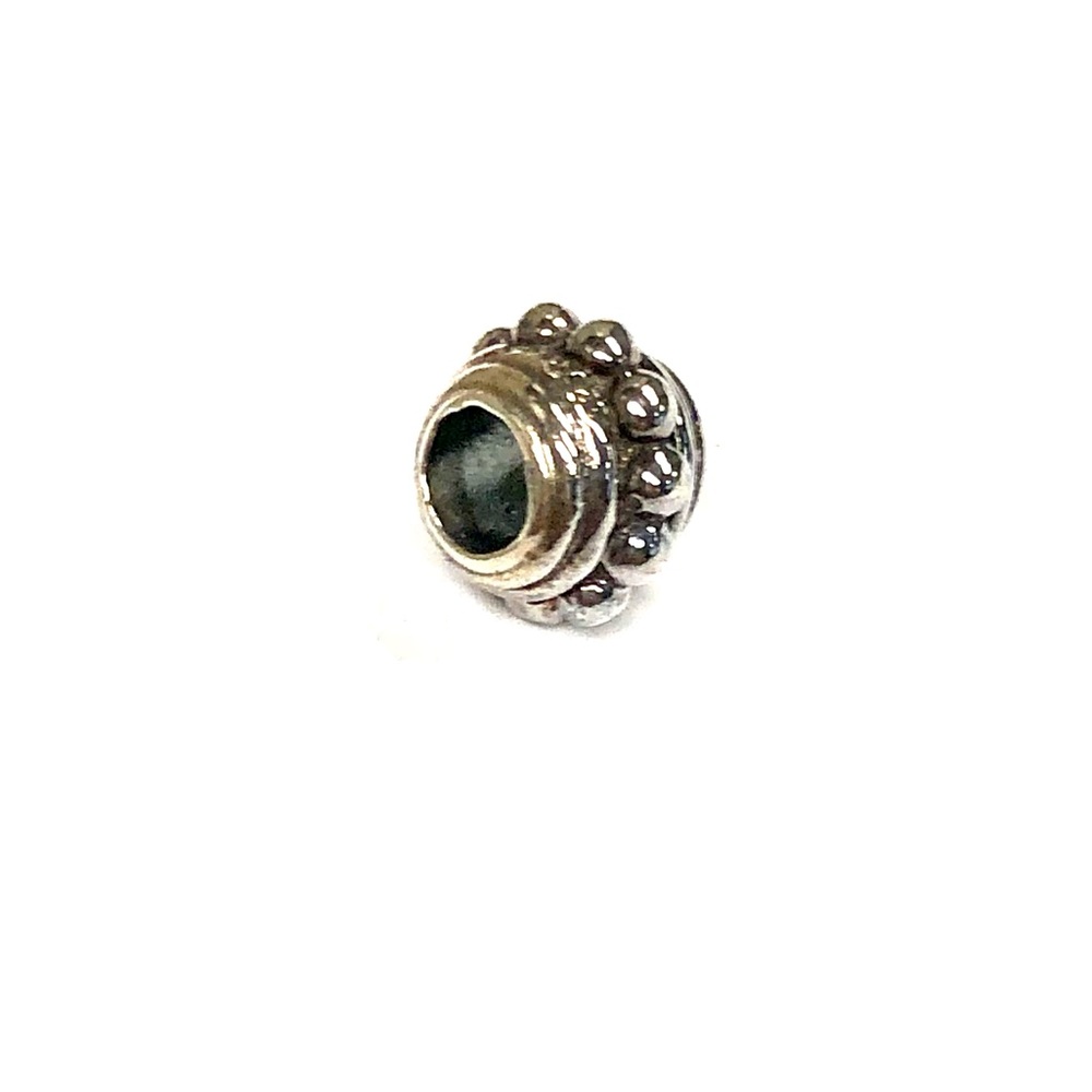 Trollbeads Silver Studded Bead - Picture 3 of 6